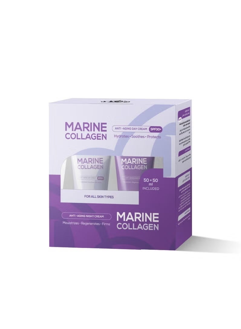 Infinity Collagen Anti-aging Day + Night 50ml 1+1 - Image 1