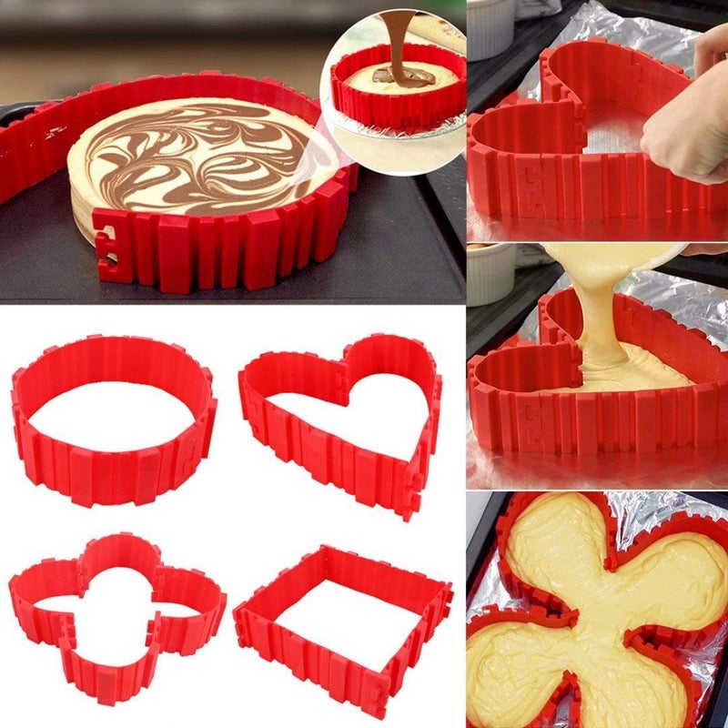Wishbone Silicone Cake Mold Magic Bake SnakeDIY Baking Mould Tool Design Any Shape of Cake Bread Pizza Pastry Muffin - Image 1
