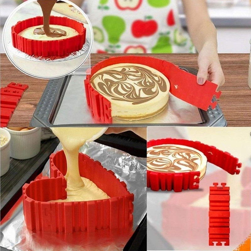 Wishbone Silicone Cake Mold Magic Bake SnakeDIY Baking Mould Tool Design Any Shape of Cake Bread Pizza Pastry Muffin - Image 3