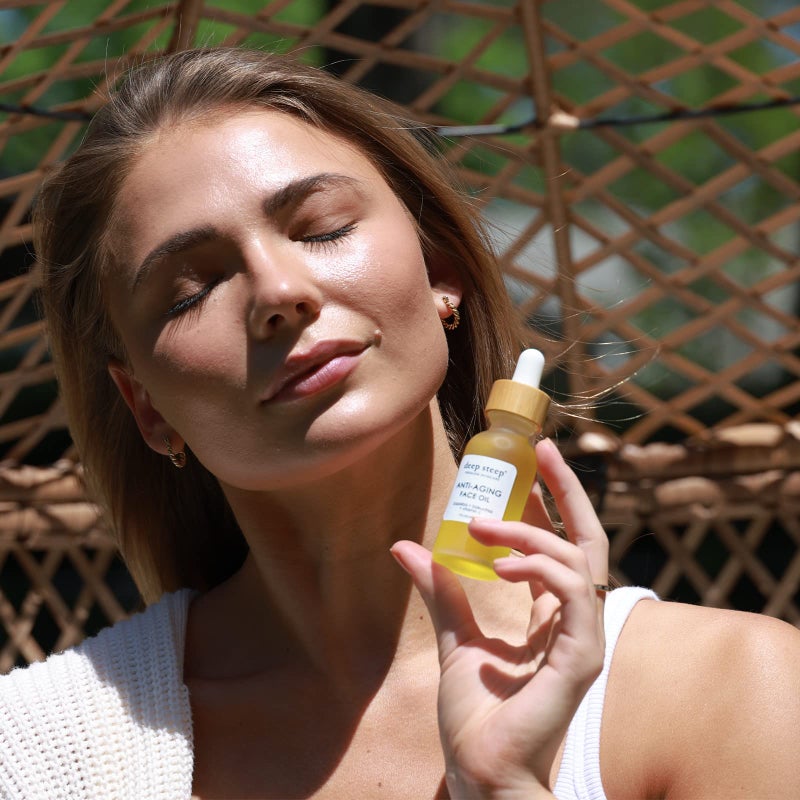 Deep Steep Anti-Aging Face Oil, 1 oz â€“ Retinol Alternative with Rosehip, Bakuchiol, Squalane, Raspberry Seed Oil & Vitamin C â€“ Vegan, Clean Beauty Skincare, Smooth & Youthful Skin - Image 2