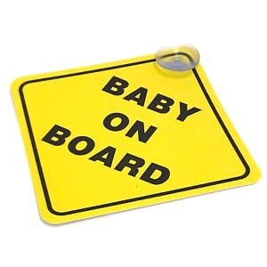 Fusion Graphix Baby on Board Yellow 006 - Image 2