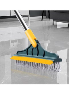 Generic Broom, 3-in-1 Floor Brush, 100cm Long Handle, Threaded Connection, 180° Rotating Brush Head, Suitable for Indoor/Outdoor Use  - Image 1