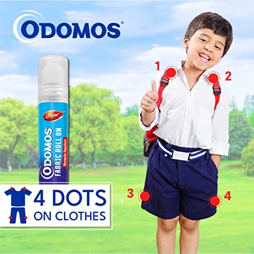 Odomos Mosquito Repellant Fabric Roll On, 8 ML - Image 2