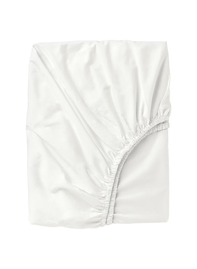 ULLVIDE Fitted sheet, 160x200 cm