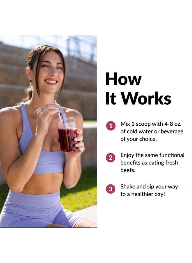 Force Factor Total Beets Organic Beetroot Powder Beet Root Powder Superfood To Boost Daily Nutrition Usda Organic Vegan Glutenfree And Nongmo Beet Supplement Unflavored 90 Servings - Image 4