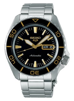 Seiko Men's New 5 Sports Black Dial Automatic Watch - SRPK99K1  - Image 1
