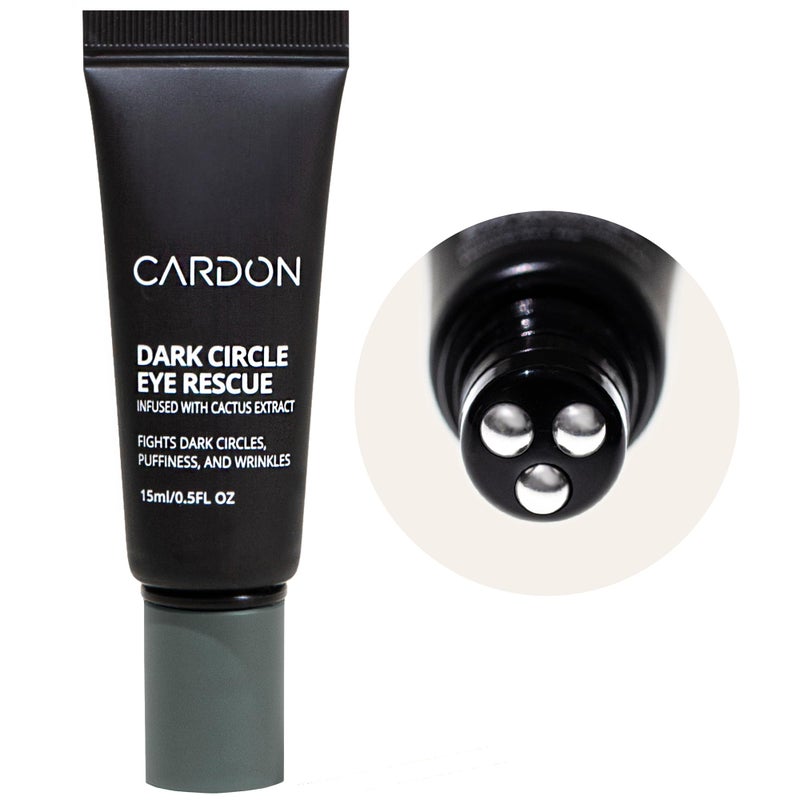 Cardon  Dark Circle Rescue for Men and Women  Under Eye Roller Eye Stick Massager for Puffy Eyes Dark Circles Bags Wrinkles  Made with Peptides Niacinamide Hyaluronic Acid