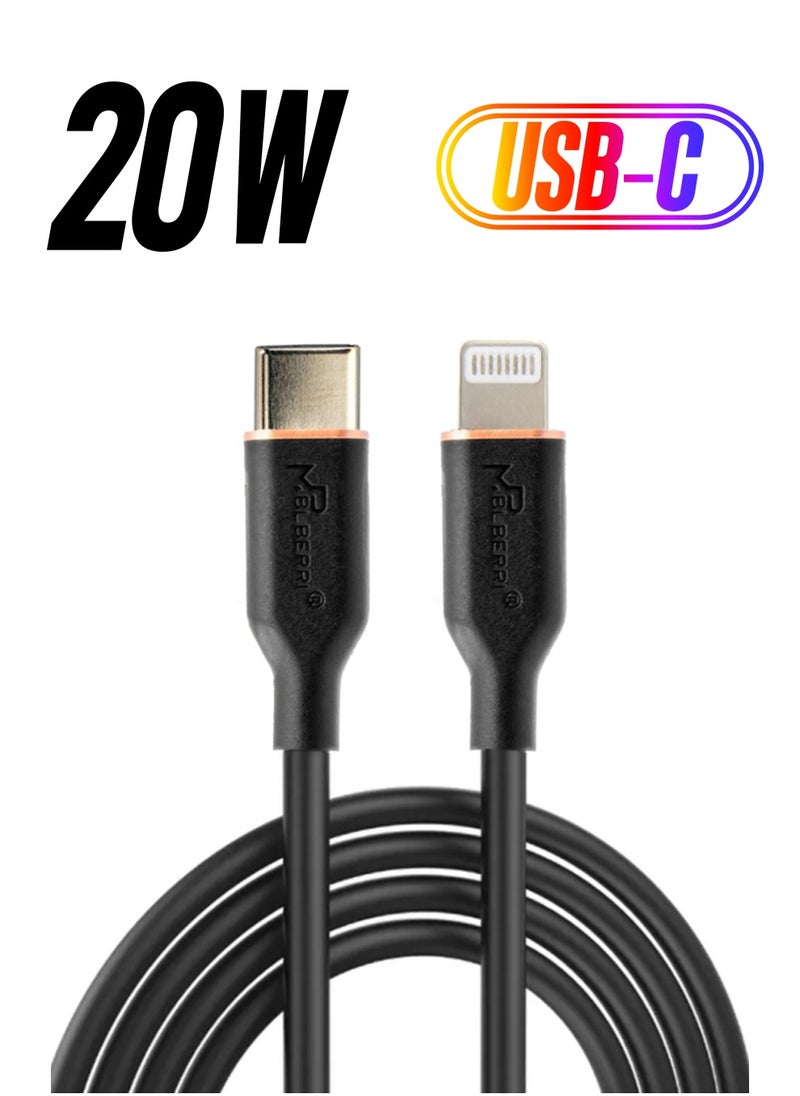 mpBLBERRI - Type-C Lightning PD Cable 2 Meter | mpBLBERRI BLB-U110 - Image 1