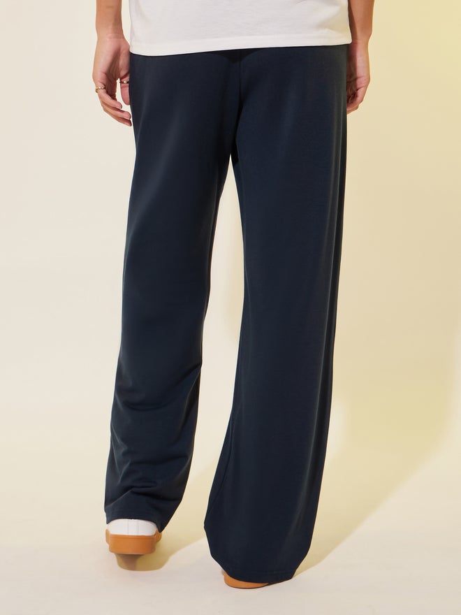 Styli Styli Solid Drawstring Waist Wide Leg Pants - Image 4