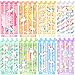 Cawiew 32 Pack Mini Unicorn Bubble Wand Bulk with Stickers Pastel Party Favors Birthday Parties Decoration for Kid Girl Toddler Carnival Prizes Goody Bag Stuffers Supplies Bubbles Gift Box Toy - Image 2