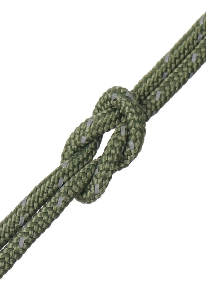 سي ال اس مجموعة من 4 حبال خيمة عاكسة للتخييم، بطول 3.5 متر وقطر 4 ملم، مزودة برباط سحب ومشبك من سبائك الألومنيوم، ملحقات خارجية - Image 5