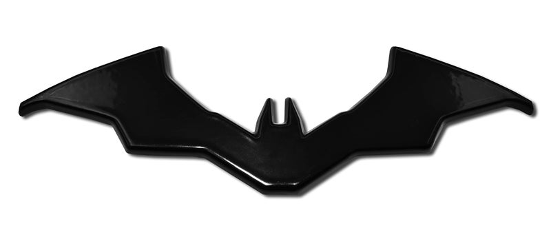 Elektroplate Officially Licensed DC Comics The Batman Movie All Metal Black Emblem for Cars Trucks and All Auto  Universal Fit at 48 x 15  Weatherproof