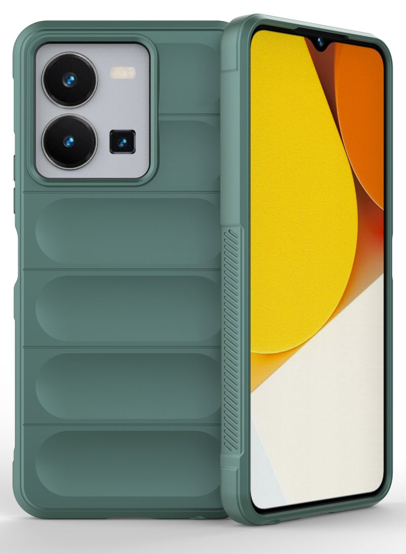 انبلاك جراب خلفي ماجيك متوافق مع فيفو Y35/Y22/Y22S (اخضر) - Image 2