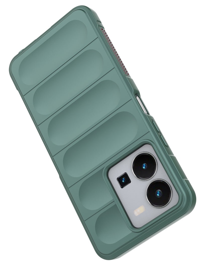 انبلاك جراب خلفي ماجيك متوافق مع فيفو Y35/Y22/Y22S (اخضر) - Image 4