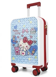 CityRiya-Long Kids' Luggage, Travel Suitcases for Girls Boys, Children's Cycling Luggage, 20" Toddler Suitcase Kid Ride Rolling, Travel Luggage Sets for Kid, Kids Ride On Suitcase, Child Carry-On Luggage  - Image 1