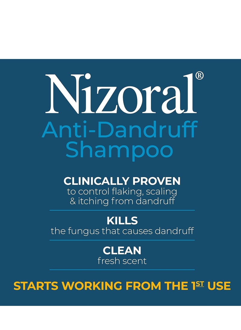 Nizoral Anti-Dandruff Shampoo with 1% Ketoconazole, Fresh Scent, 14 Fl Oz - pzsku/Z116A86FBA88BB366B165Z/45/_/1732782676/36fbc0fd-57c0-4352-a9a1-b36d82259bca