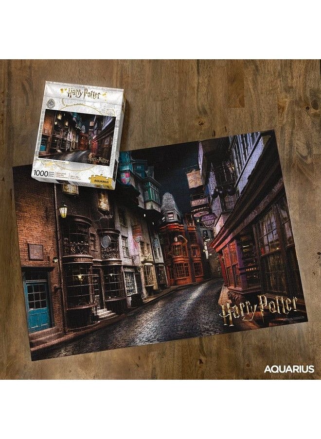 Aquarius Harry Potter Puzzle Diagon Alley (1000 Piece Jigsaw Puzzle) Officially Licensed Harry Potter Merchandise & Collectibles Glare Free Precision Fit 20X28In  - Image 4