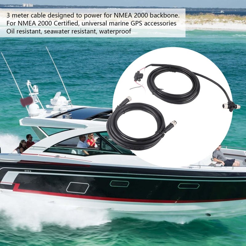 مجموعة بدء تشغيل NMEA2000 مع كابل موصل T، مقاومات إنهاء، محول منفذ ثلاثي، شبكة بحرية IP67 - Image 5