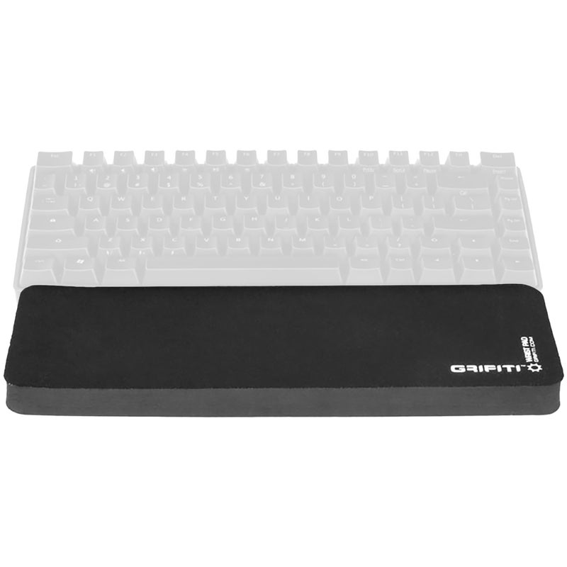 Grifiti Fat Wrist Pad 12" x 4â€ x 0.75" Inch Keyboard Rest Thick Small Ergonomic Computer Keyboards Hand & Palm Wrists Rests Support Carpal Tunnel Resting Pads Gaming Accessories (Wide 12 x 4 x 0.75) - Image 1