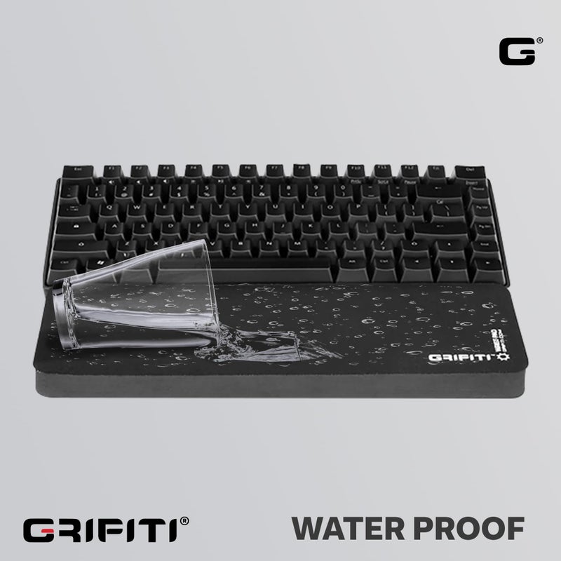 Grifiti Fat Wrist Pad 12" x 4â€ x 0.75" Inch Keyboard Rest Thick Small Ergonomic Computer Keyboards Hand & Palm Wrists Rests Support Carpal Tunnel Resting Pads Gaming Accessories (Wide 12 x 4 x 0.75) - Image 4