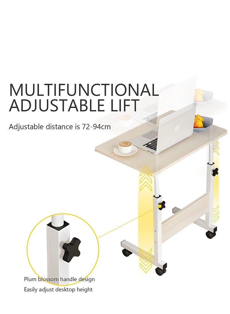 ZUIHAO Home Office Adjustable Computer Desk Movable Side Table 80 X 40cm - Image 2