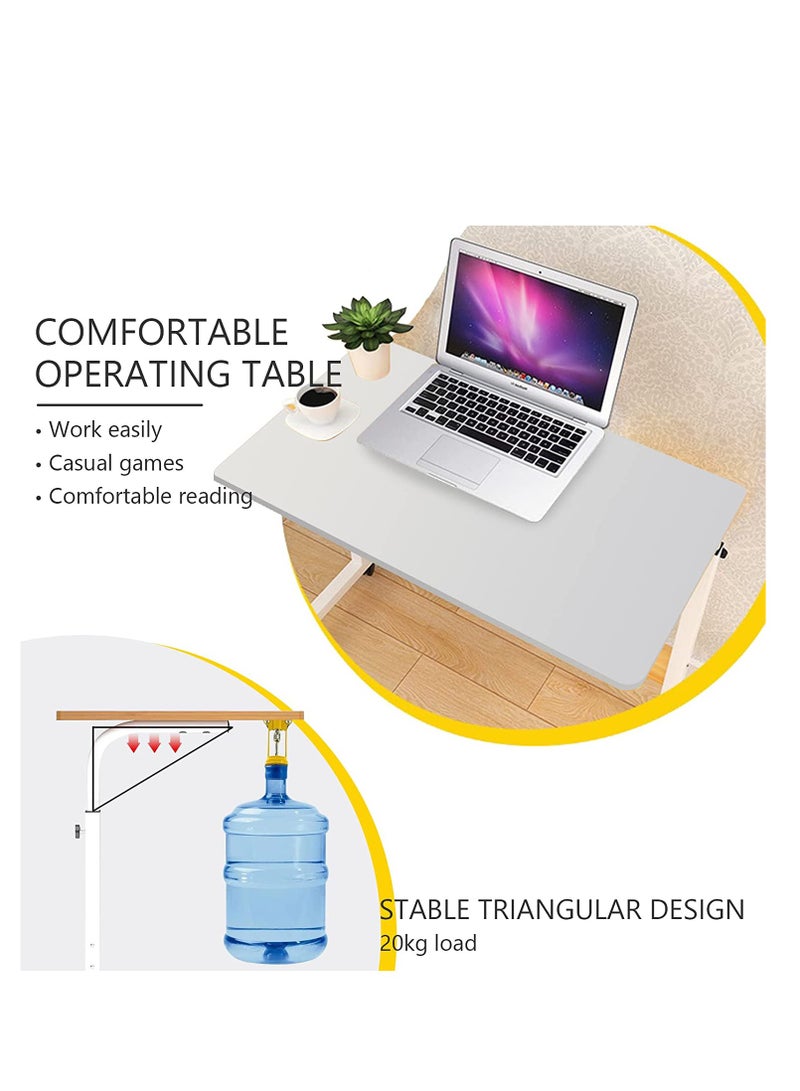 ZUIHAO Home Office Adjustable Computer Desk Movable Side Table 80 X 40cm - Image 3