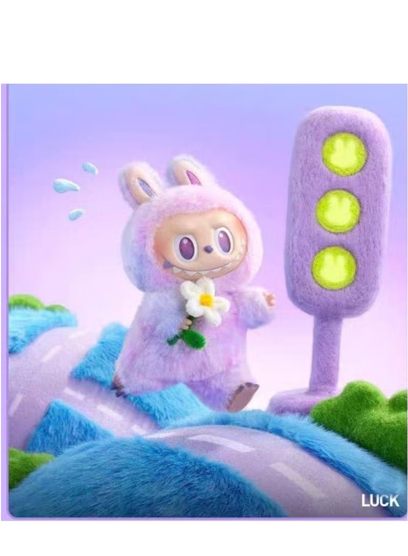 لابوبو (الصندوق الأعمى) Labubu الجيل الثالث أفخم دمية عشوائية أعمى مربع واحد - Image 4