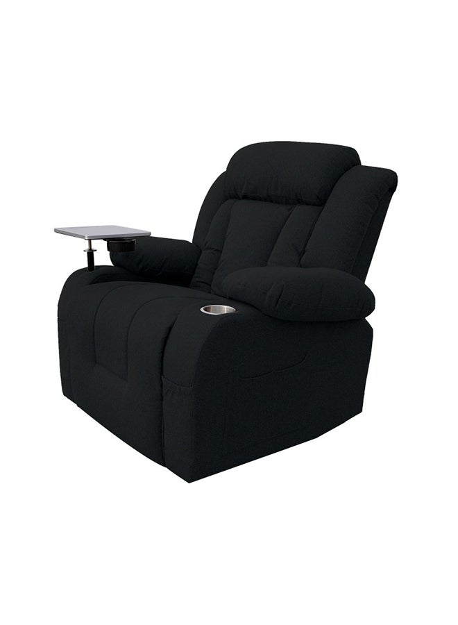 In-House Linen Cinematic Recliner Chair with Laptop Table & Cups Holder - Image 2