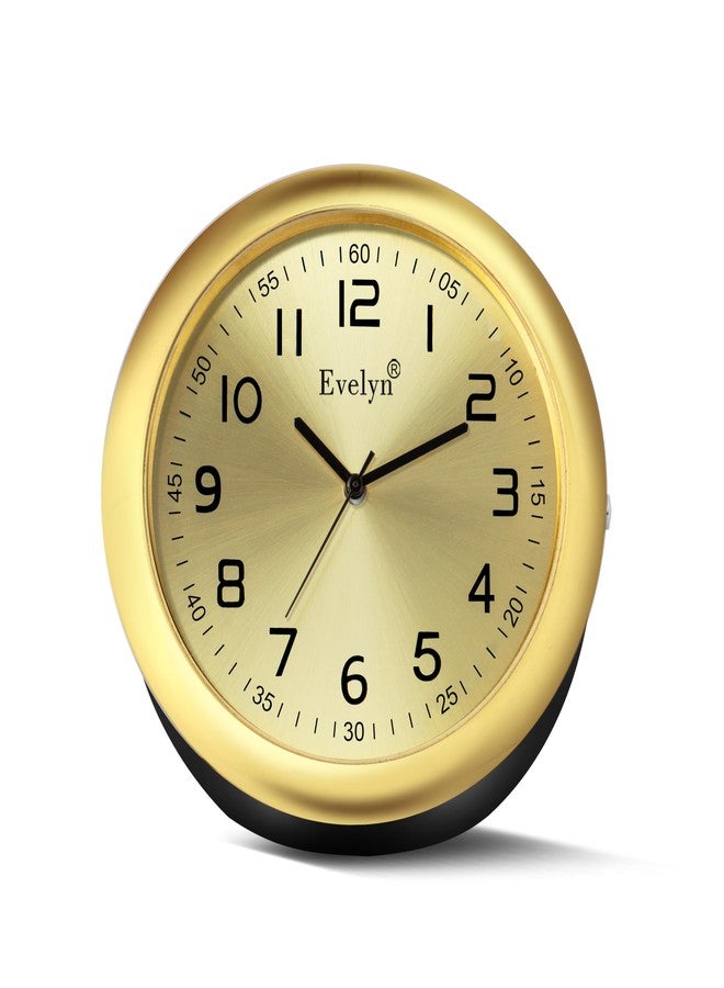 Evelyn Car Clock, Gold Frame, Black Numbers, Round Shape, Evt 63 - Image 2