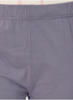 Styli Elastic Waistband Basic Capri Length Leggings  - Image 3