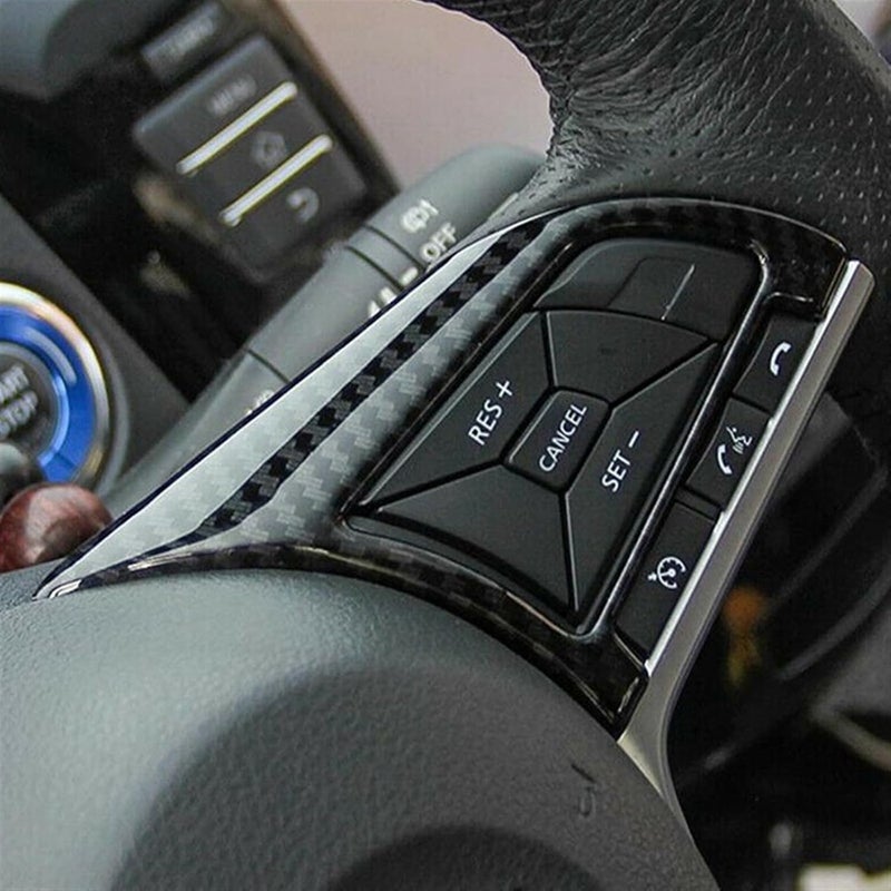 Wivplex Carbon Fiber Steering Wheel Cover Trim for Nissan Sentra - Image 4