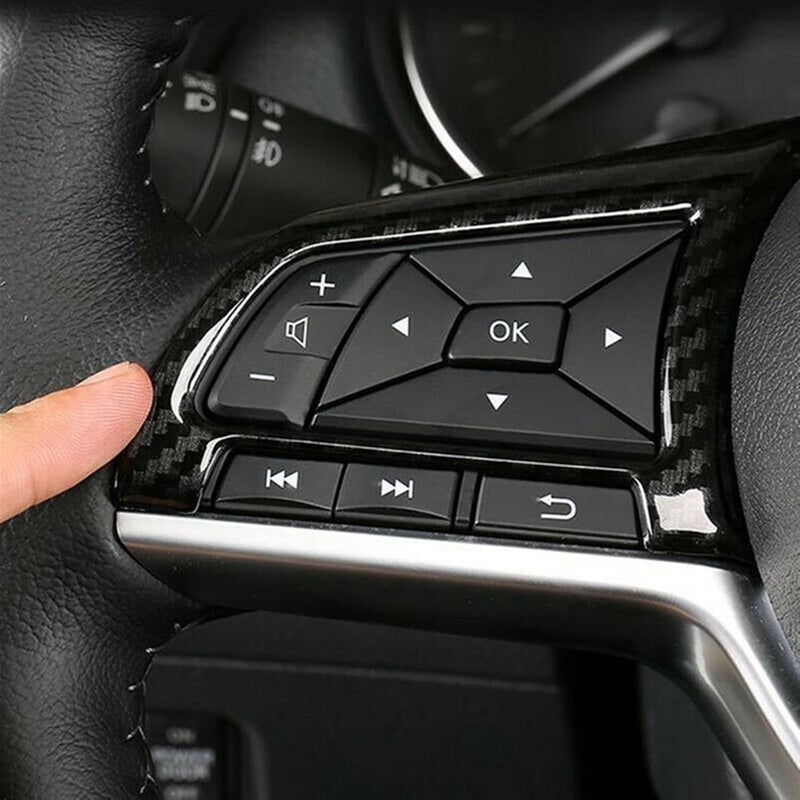 Wivplex Carbon Fiber Steering Wheel Cover Trim for Nissan Sentra - Image 2