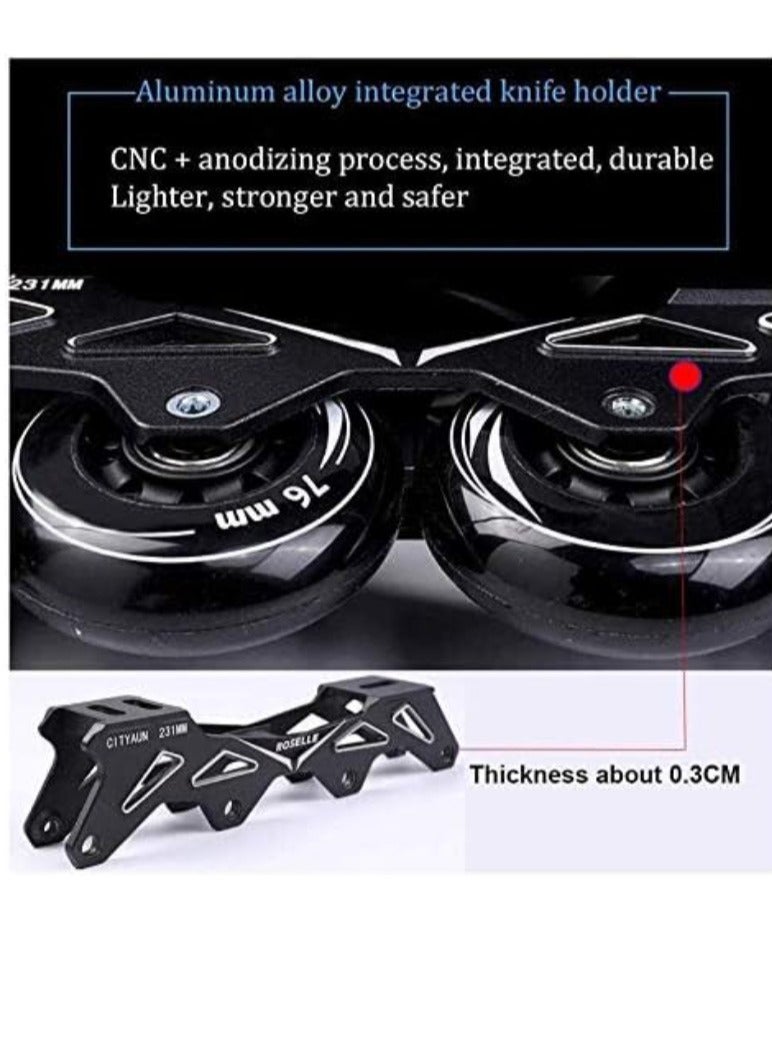 ارواق حذاء تزلج سريع احترافي ذو صف واحد (مقاس 35) - Image 3