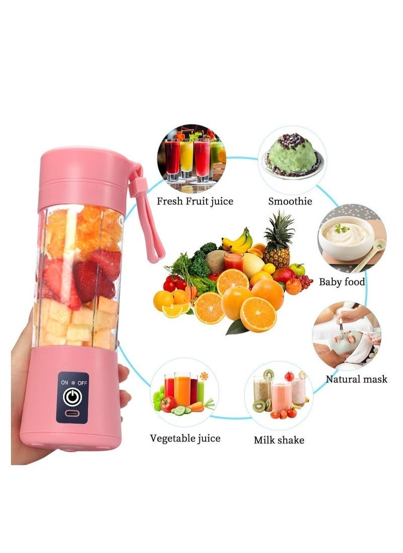 TIGER Portable Blender Cup – Electric USB Juicer Blender, Mini Blender for Shakes and Smoothies, Travel-Friendly, Compact, Rechargeable, Perfect for Healthy Drinks On-the-Go - Image 2