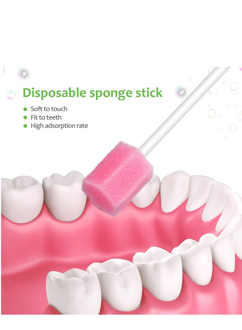 50 Pieces Disposable Oral Swabs, Disposable Oral Swabs for Elderly, Sponge Swabs for Oral Cleaning and Oral Care - Image 3
