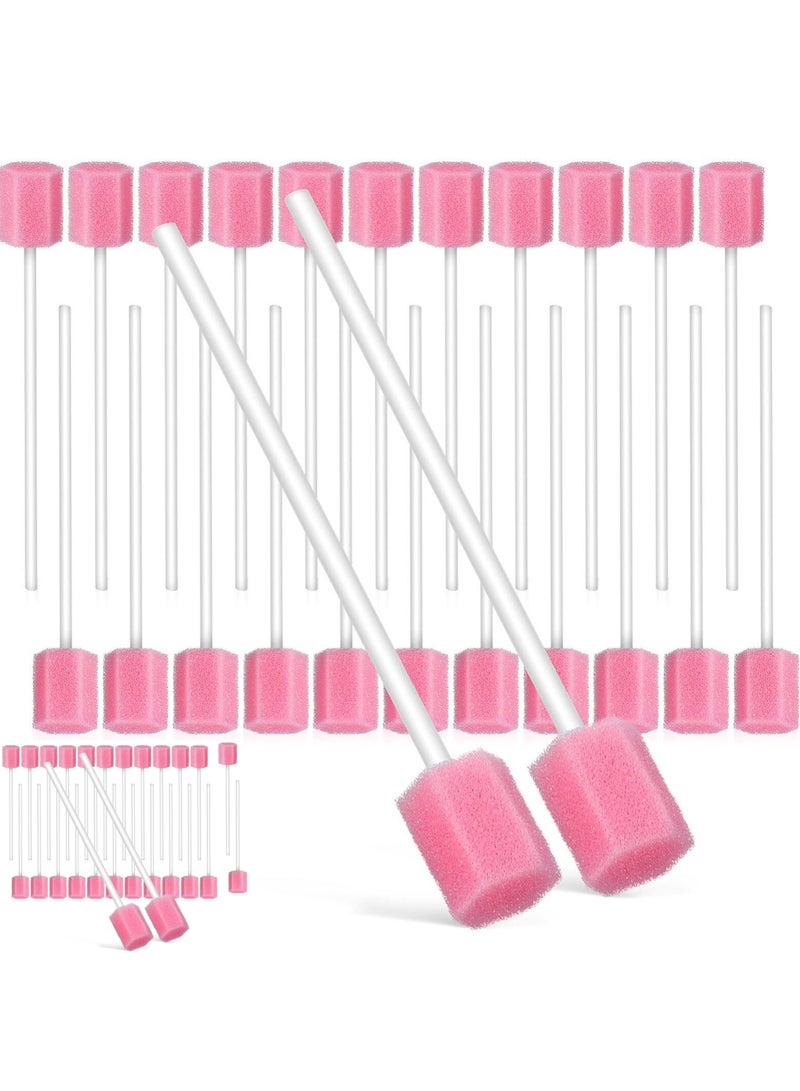 50 Pieces Disposable Oral Swabs, Disposable Oral Swabs for Elderly, Sponge Swabs for Oral Cleaning and Oral Care - Image 1