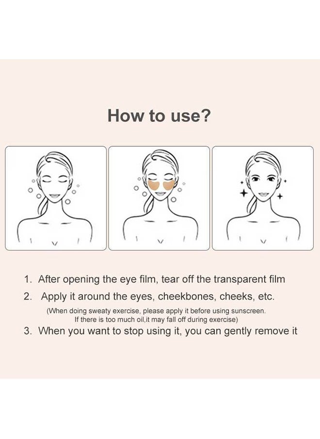 APPTI - Outdoor Sun Patches UV Protection For Face, 5 Pairs Sun Screen Indicator Patch, Waterproof UV Detecting Patches Prevent Sunburn, Daily UV Cut Golf Patch, Good Waterproof Effect, Comfortable - Image 1