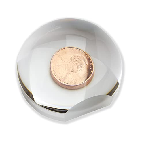 Carson LumiDome Plus 2x Power Acrylic Ball Loupe Magnifier with 2.5 Inch Base (LD-75) - Image 2