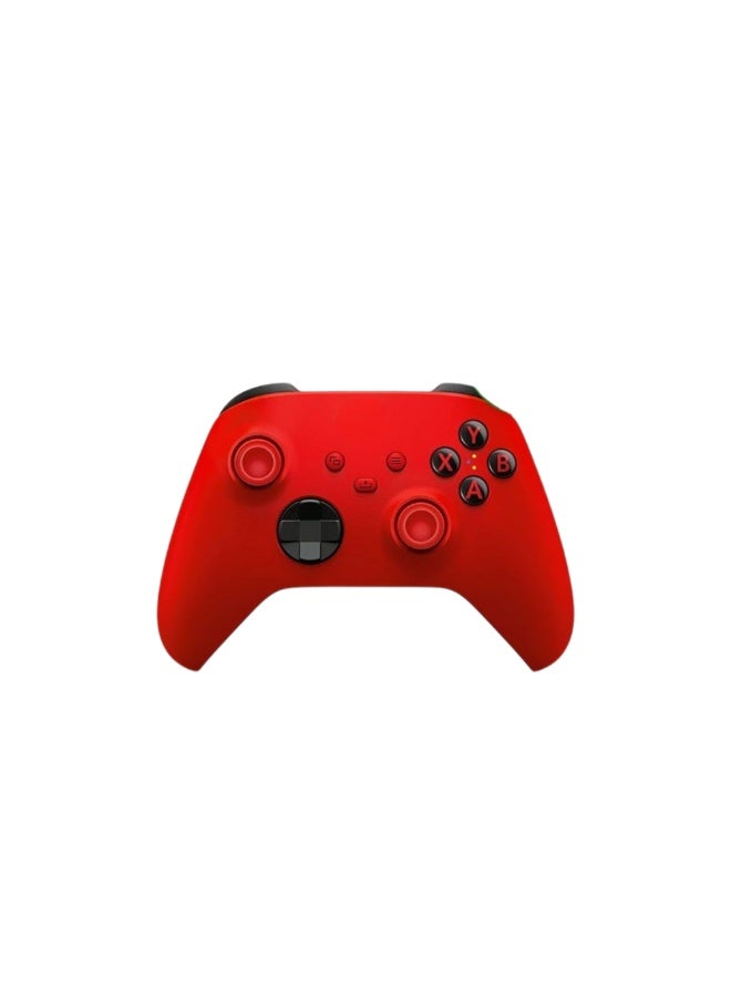 Wireless Game Controller – Red – Compatible with PC and Xbox - Image 1