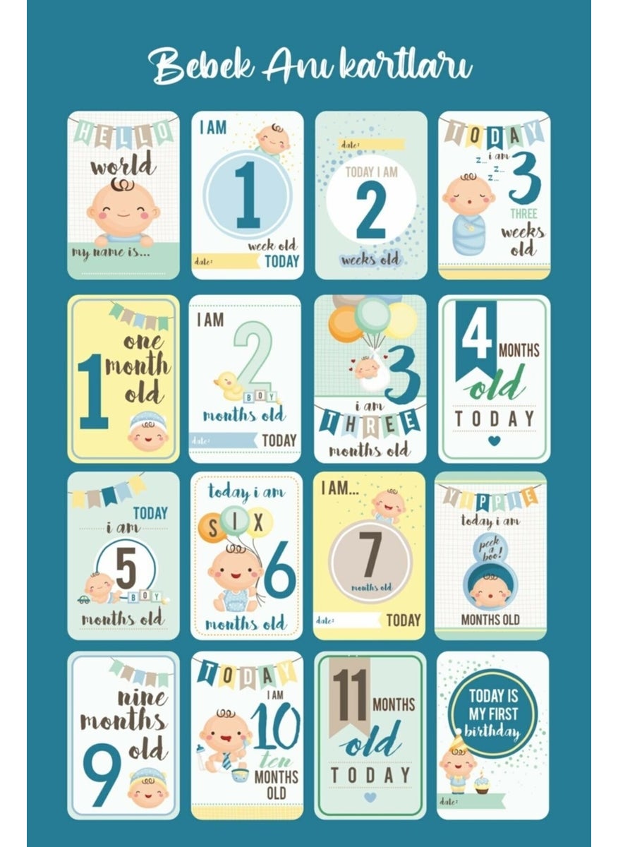 Neşeli Günlerim My Happy Days Baby Boy 16's Memory Cards 