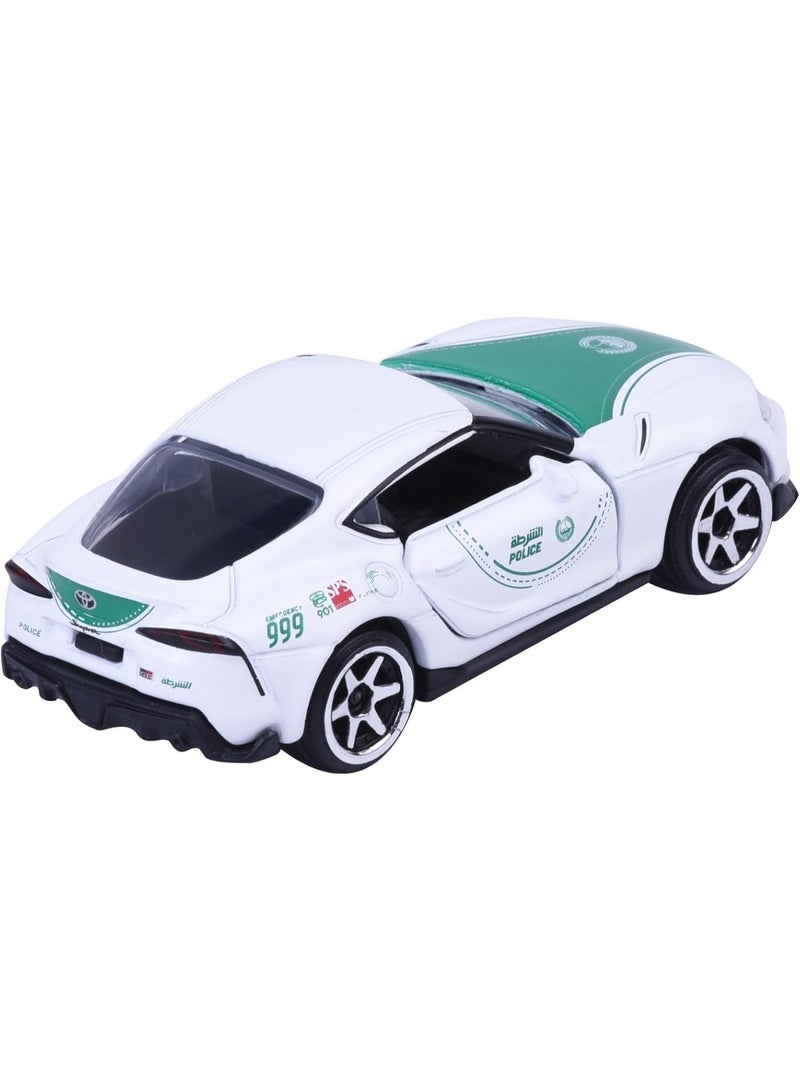 Majorette Dubai Police Single Pack Die Cast – Toyota Supra (1:64 Scale) - Image 3