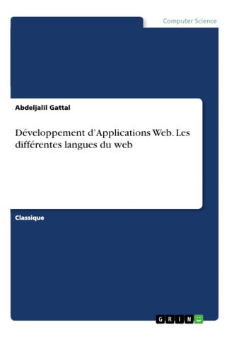 Développement d'Applications Web. Les différentes langues du web - pzsku/Z116B8517F51F15DE6A88Z/45/1749035304/7ccc5988-48c5-4eb0-ae66-d73972c9672a