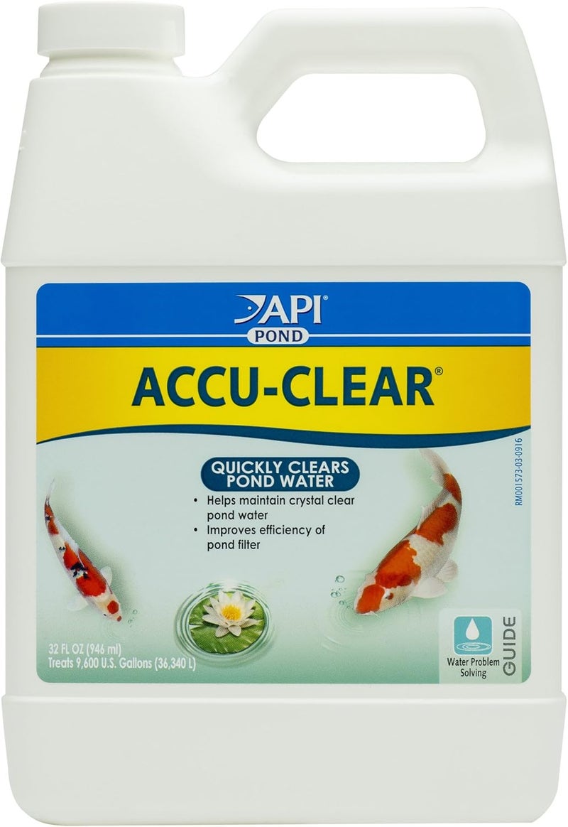 API POND ACCU-CLEAR Pond Water Clarifier - 32 Ounce Bottle for Crystal Clear Pond Water - Image 1