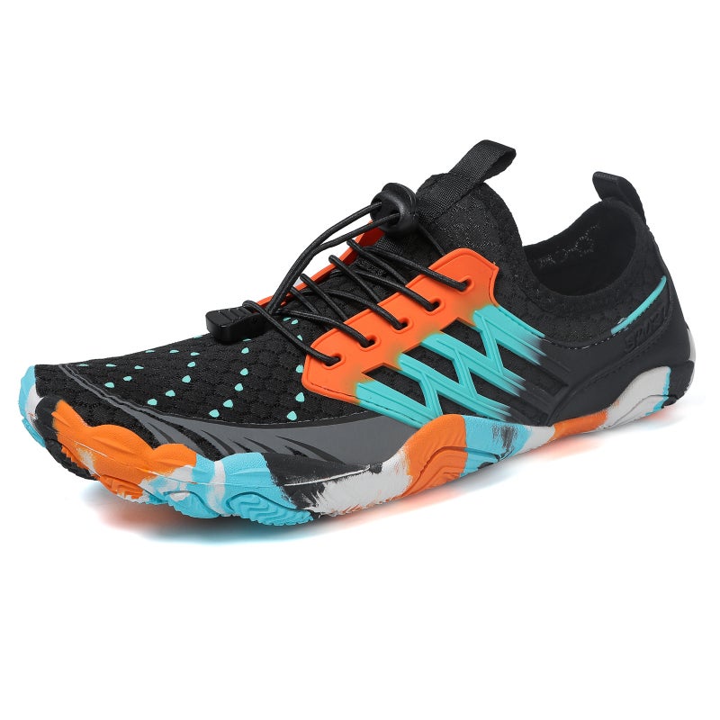 Mens Jogging Trail Shoes Quick-Dry Beach Yoga 1733 black 