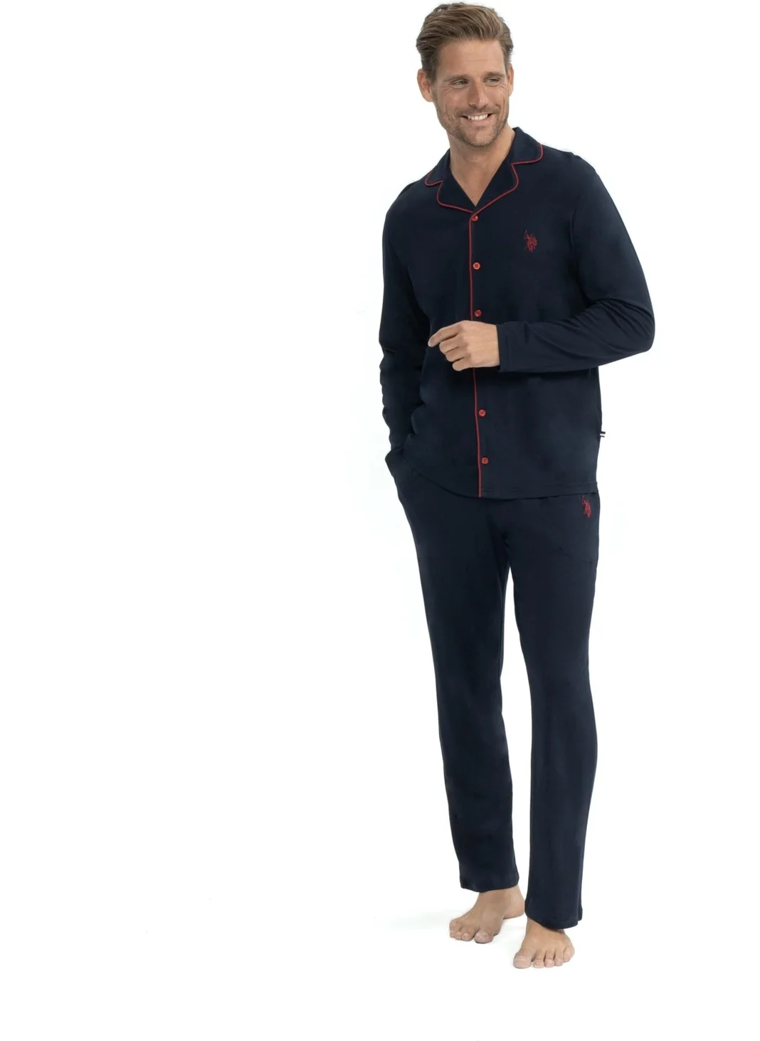 U.S. Polo Assn. Men's Pajama Set, 50% Modal 50% Cotton