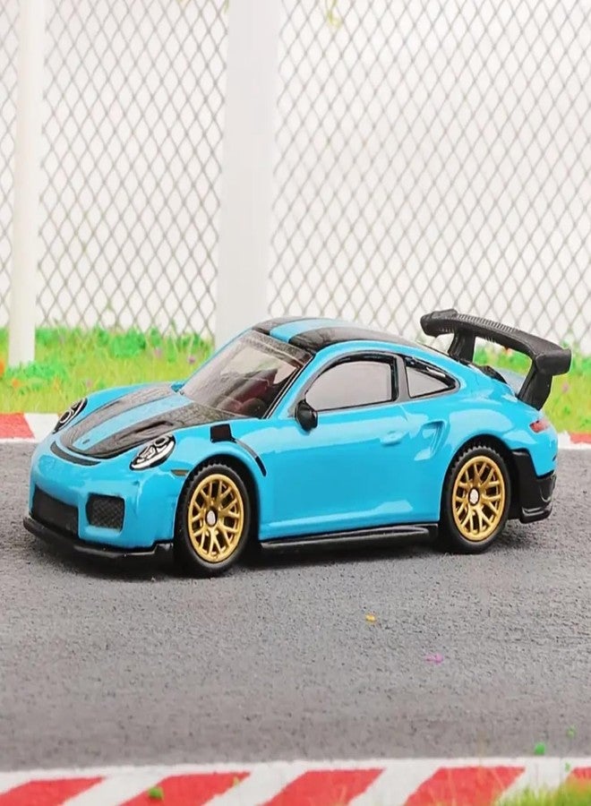 SMALL CLAP CCA 1:64 Porsche 911 GT2 RS Collection Cool Car Series 3+ Years (Blue) - Image 3