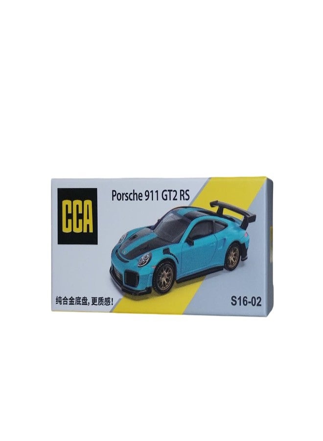 SMALL CLAP CCA 1:64 Porsche 911 GT2 RS Collection Cool Car Series 3+ Years (Blue) - Image 2