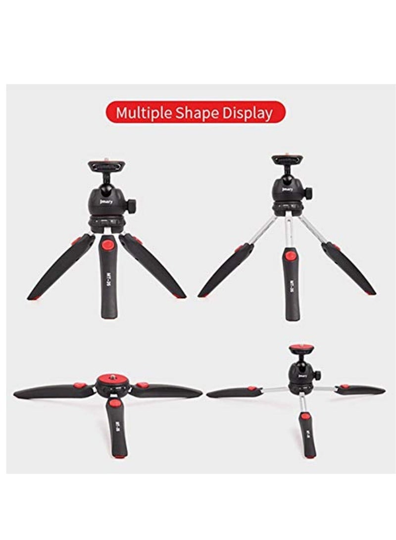 Jmary MT-35 - Table Top Mini Portable Fold-able Extendable Tripod Stand for Mobile Phones and DSLR & Digital Cameras - Image 5