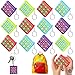 Zomiboo 16 Pcs Tic Tac Toe Game Party Favor Birthday Goodie Bag Easter Basket Stuffers Keychains for Kids 812 Classroom Prize Treasure Chest Carnival Prize Box Exchange Gift for Girl Boy 4 Color - Image 2