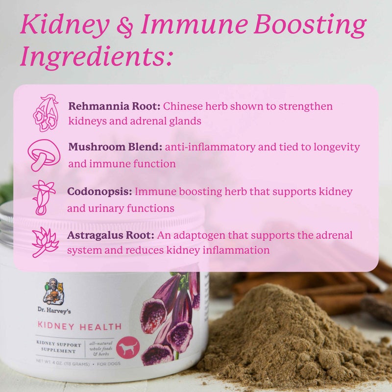 Dr. Harvey's Kidney Health Kidney Support Supplement for Dogs (4 Ounces) - Image 3